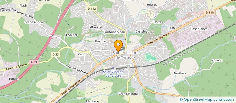 localisation de l'entreprise MADAME KATHIA BENJAMIN à SAINT-VINCENT-DE-TYROSSE