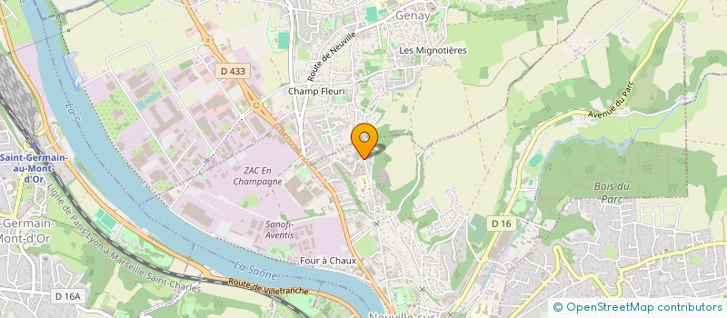 localisation de l'entreprise MADAME KATHIA HEHEJIK  NEUVILLE-SUR-SAONE