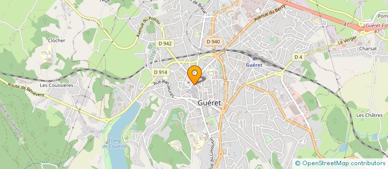 localisation de l'entreprise MADAME KATHIA LAMARDELLE à GUERET
