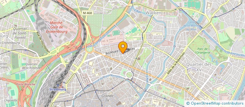 localisation de l'entreprise MADAME KATHIA MARTIN à STRASBOURG