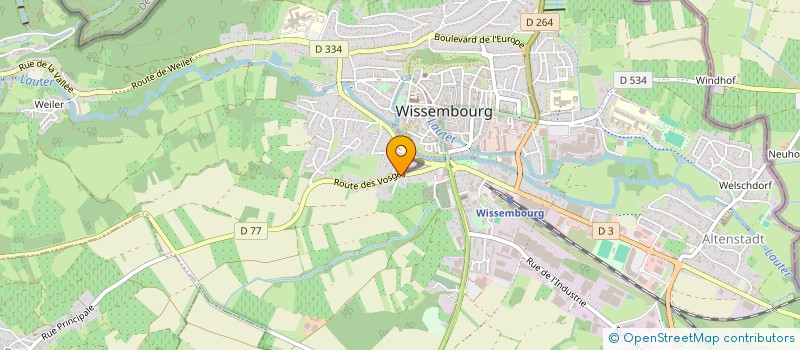 localisation de l'entreprise MADAME KATHIA PERTHEL  WISSEMBOURG