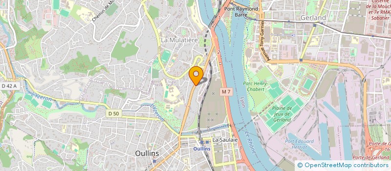 localisation de l'entreprise MADAME KATHIA PIRAT  LA MULATIERE