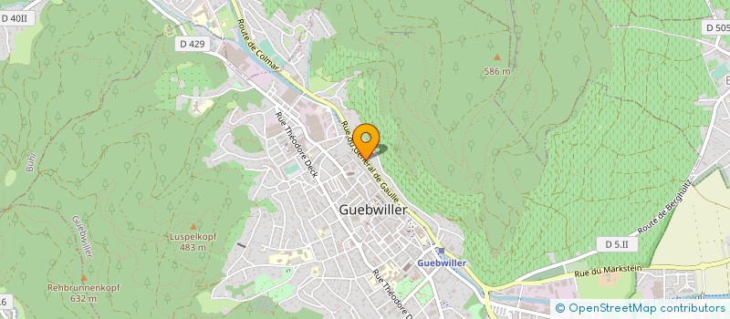 localisation de l'entreprise MADAME KATHIA ROMY  GUEBWILLER