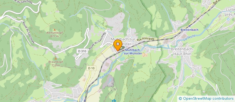 localisation de l'entreprise MADAME KATHIA SCHAEFFER  MUHLBACH-SUR-MUNSTER