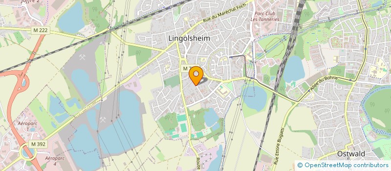 localisation de l'entreprise MADAME KATHIA UNTERNER  LINGOLSHEIM