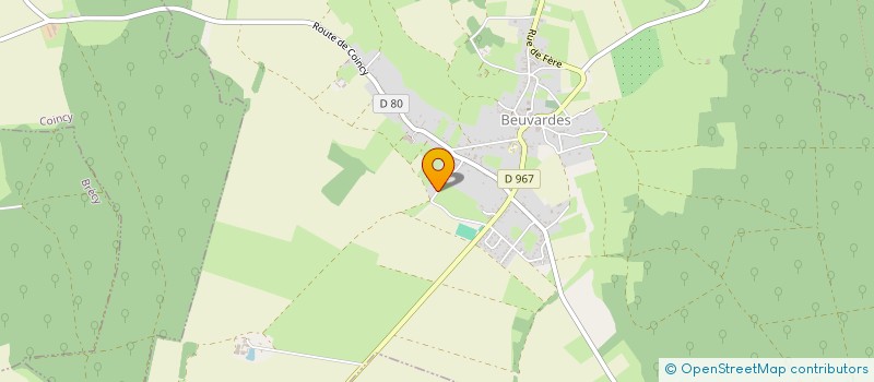 localisation de l'entreprise MADAME KATHIA VANOUCHE  BEUVARDES