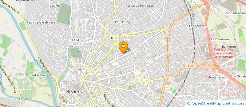 localisation de l'entreprise MADAME KATHIA VIGNON  BEZIERS