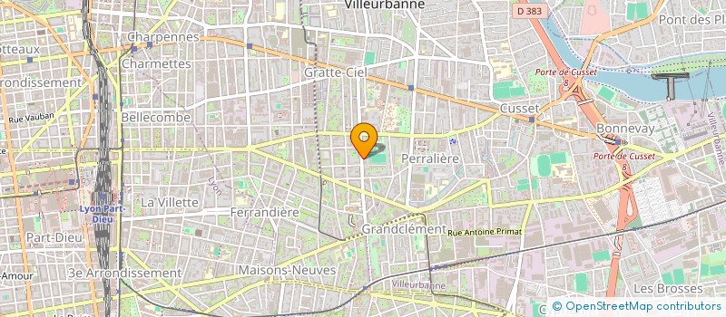 localisation de l'entreprise MADAME KATHIE BLANCHARD  VILLEURBANNE