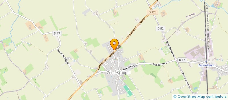 localisation de l'entreprise MADAME KATHIE BOSSAERT  ZEGERSCAPPEL