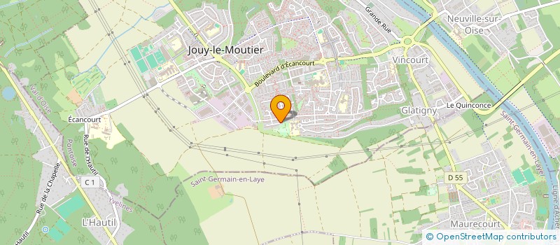localisation de l'entreprise MADAME KATHLEEN BAUSSET à JOUY-LE-MOUTIER