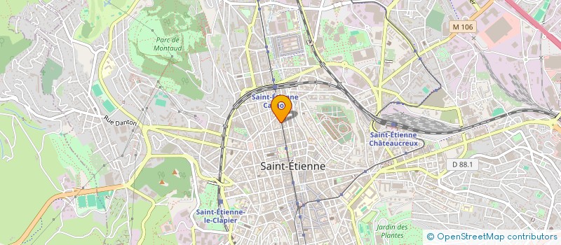 localisation de l'entreprise MADAME KATHLEEN BONHOURE  SAINT-ETIENNE