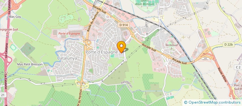 localisation de l'entreprise MADAME KATHLEEN BOURDIN  PERPIGNAN