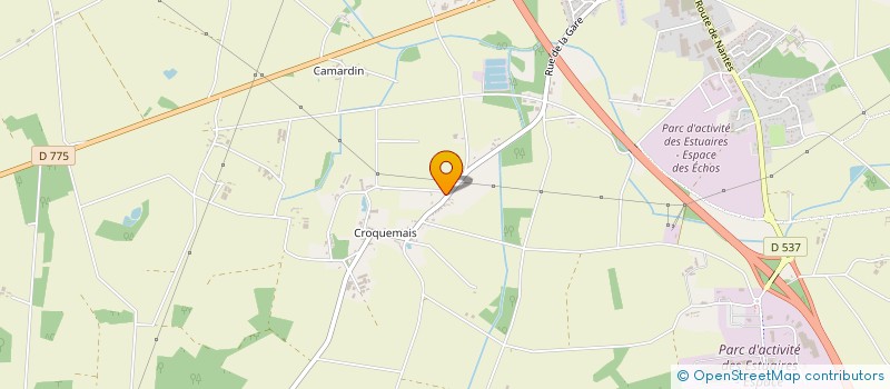 localisation de l'entreprise MADAME KATHLEEN CAUET  DERVAL