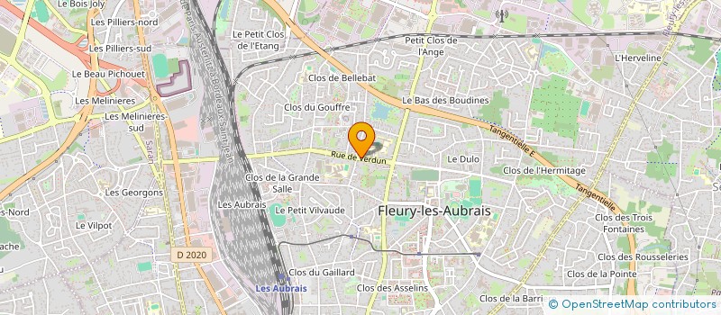 localisation de l'entreprise MADAME KATHLEEN COELHO PINTO à FLEURY-LES-AUBRAIS