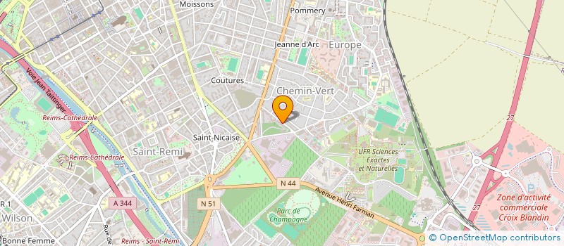 localisation de l'entreprise MADAME KATHLEEN COLLARD  REIMS