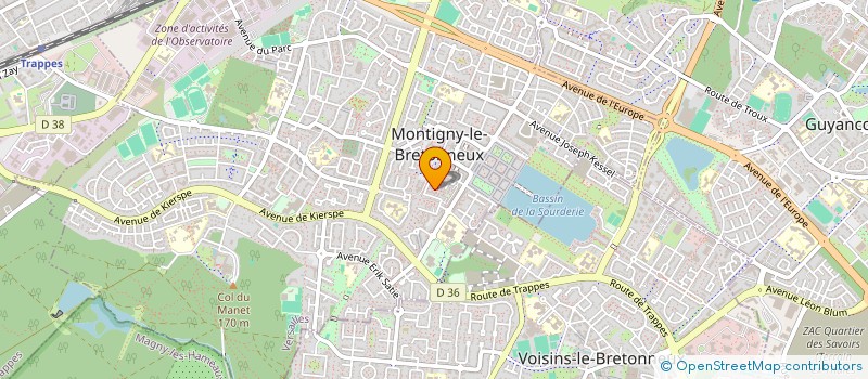 localisation de l'entreprise MADAME KATHLEEN CORDIER  MONTIGNY-LE-BRETONNEUX