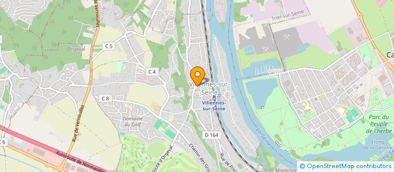 localisation de l'entreprise MADAME KATHLEEN CUCHI XAMENA  VILLENNES-SUR-SEINE