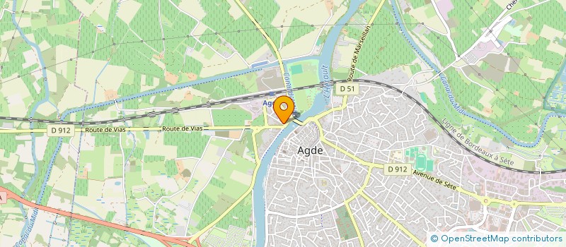 localisation de l'entreprise MADAME KATHLEEN DEHON  VIAS