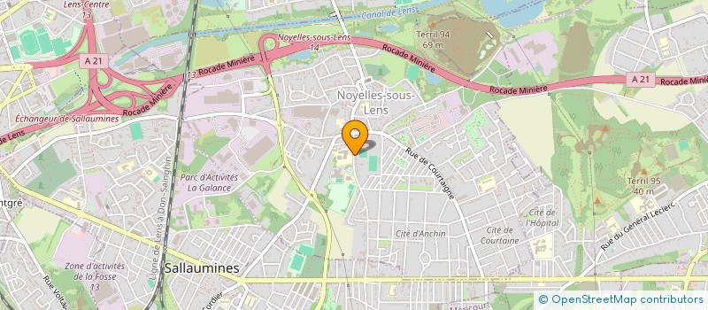 localisation de l'entreprise MADAME KATHLEEN DEMPHINE GRUYELLES  NOYELLES-SOUS-LENS