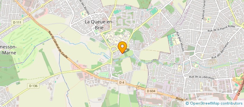 localisation de l'entreprise MADAME KATHLEEN DOMINGOS  LA QUEUE-EN-BRIE