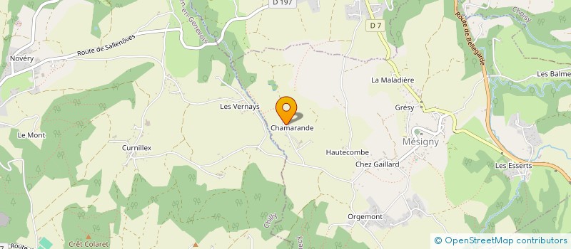 localisation de l'entreprise MADAME KATHLEEN DUCLOS  MESIGNY