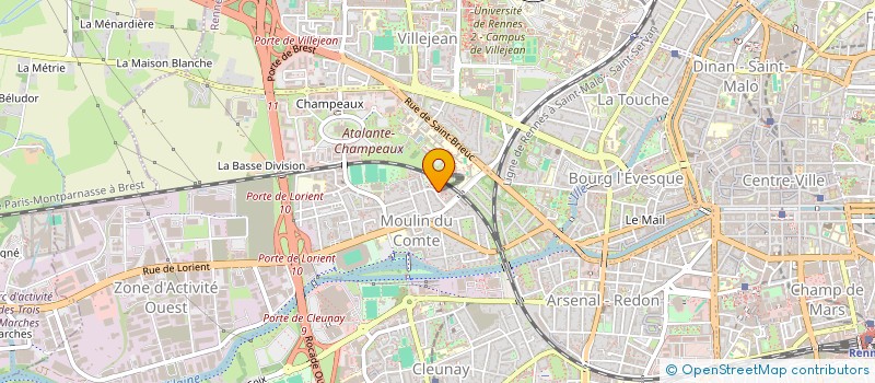 localisation de l'entreprise MADAME KATHLEEN DUHAULT  RENNES