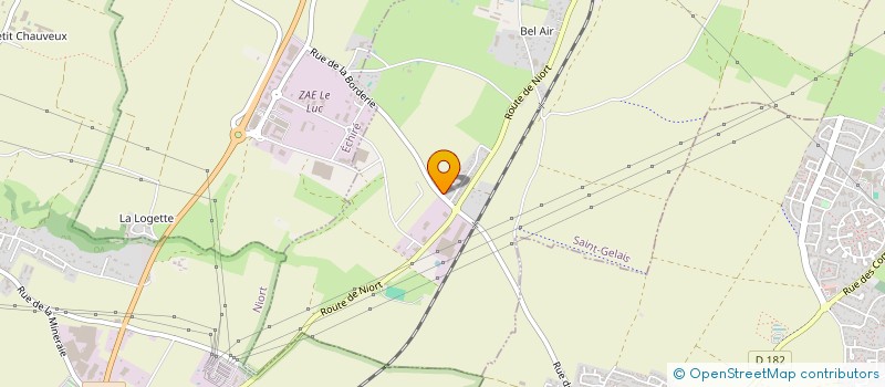 localisation de l'entreprise MADAME KATHLEEN FERRU  SAINT-GELAIS