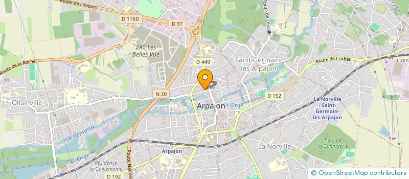 localisation de l'entreprise MADAME KATHLEEN FIDOL à ARPAJON