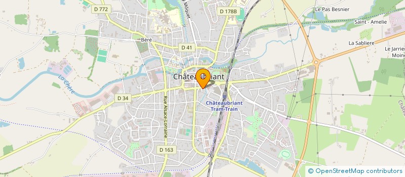 localisation de l'entreprise MADAME KATHLEEN GESLIN  CHATEAUBRIANT