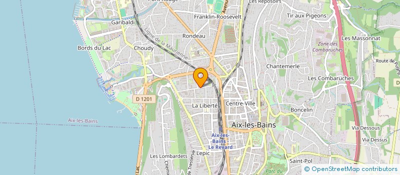 localisation de l'entreprise MADAME KATHLEEN GIGOI  AIX-LES-BAINS