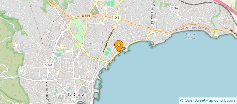 localisation de l'entreprise MADAME KATHLEEN GRESSER à LA CIOTAT