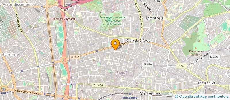 localisation de l'entreprise MADAME KATHLEEN KUGEL à MONTREUIL