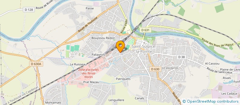 localisation de l'entreprise MADAME KATHLEEN LAMIRE  SAINT-SULPICE-LA-POINTE