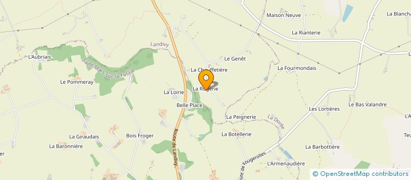 localisation de l'entreprise MADAME KATHLEEN LANGLOTZ  LANDIVY