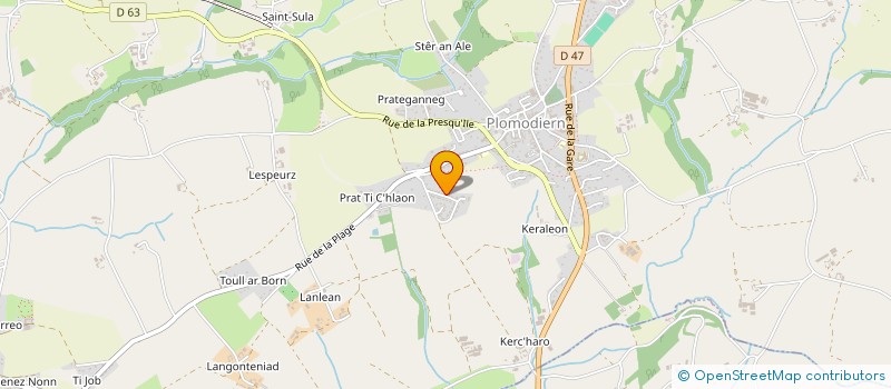 localisation de l'entreprise MADAME KATHLEEN LE GOFF  PLOMODIERN