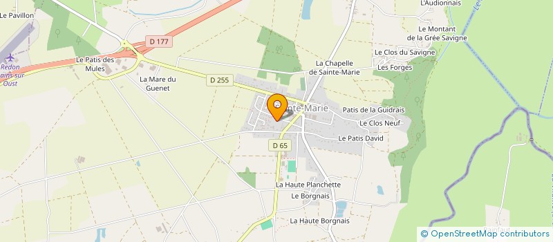 localisation de l'entreprise MADAME KATHLEEN LEBEAU à SAINTE-MARIE