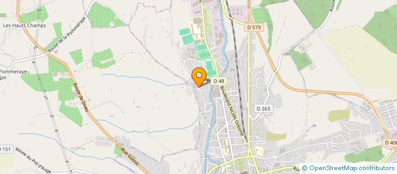 localisation de l'entreprise MADAME KATHLEEN LETOURNEUR  LISIEUX