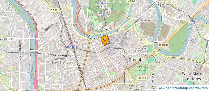 localisation de l'entreprise MADAME KATHLEEN LOUIE  GRENOBLE