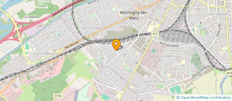 localisation de l'entreprise MADAME KATHLEEN MEIER  MONTIGNY-LES-METZ