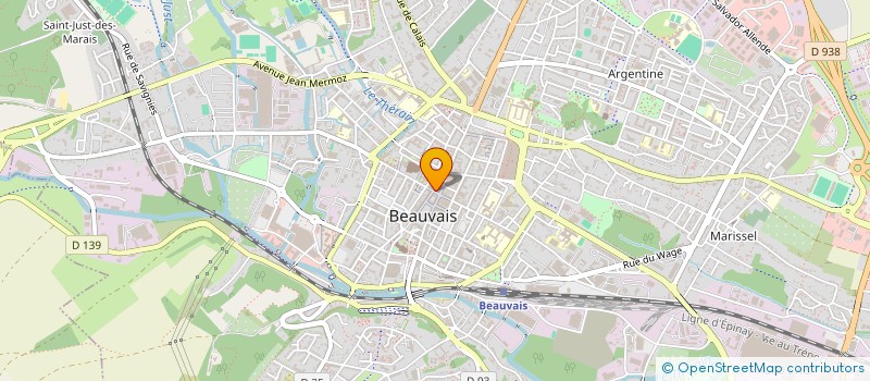 localisation de l'entreprise MADAME KATHLEEN MIRANDA  BEAUVAIS