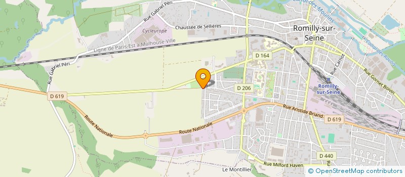 localisation de l'entreprise MADAME KATHLEEN PETEL  ROMILLY-SUR-SEINE