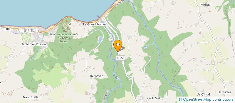 localisation de l'entreprise MADAME KATHLEEN RAOUL  TREDUDER