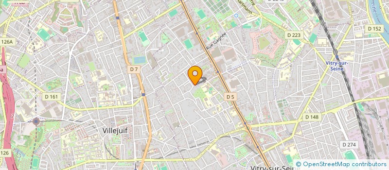 localisation de l'entreprise MADAME KATHLEEN ROINSON  VITRY-SUR-SEINE