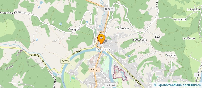 localisation de l'entreprise MADAME KATHLEEN SCOTT  LE BUGUE