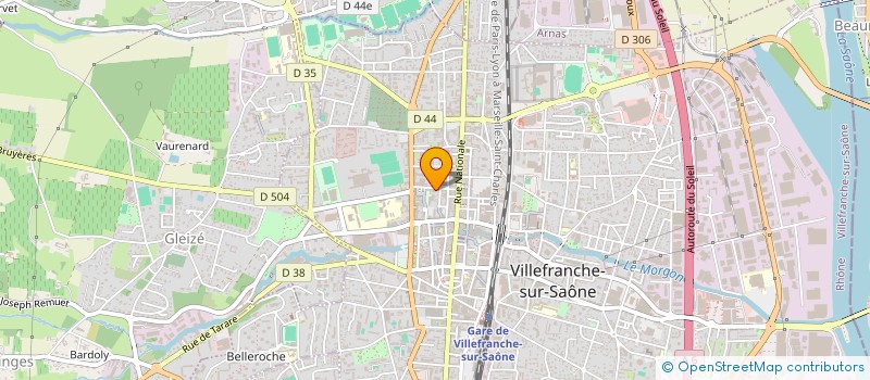 localisation de l'entreprise MADAME KATHLEEN SIGAL  VILLEFRANCHE-SUR-SAONE