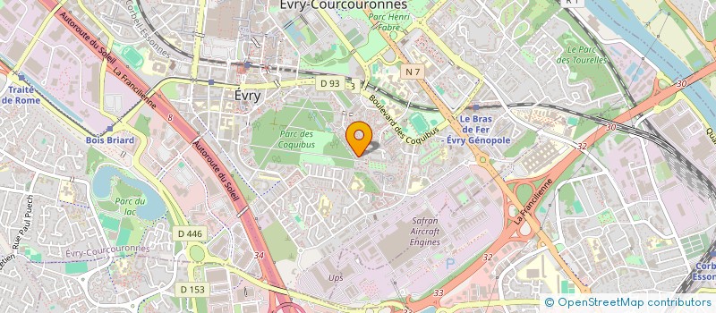 localisation de l'entreprise MADAME KATHLEEN SMAGGHE  EVRY-COURCOURONNES