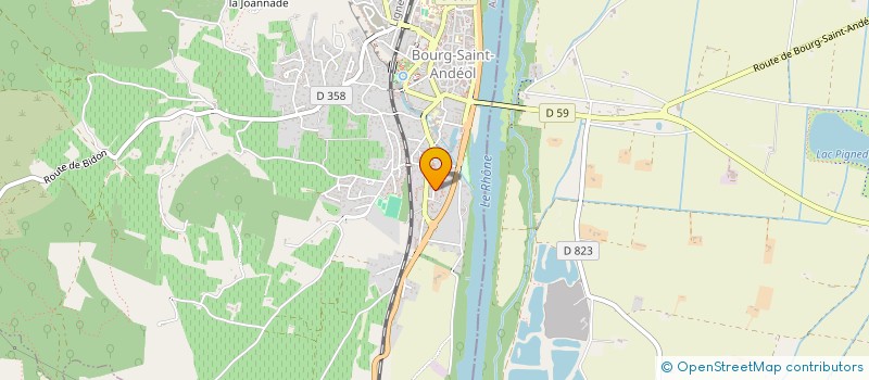 localisation de l'entreprise MADAME KATHLEEN STEVENS  BOURG-SAINT-ANDEOL