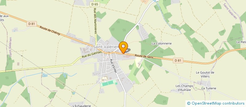 localisation de l'entreprise MADAME KATHLEEN VANNIER  SAINT-VALERIEN