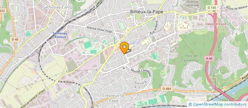 localisation de l'entreprise MADAME KATHLEEN VIDAL à RILLIEUX-LA-PAPE