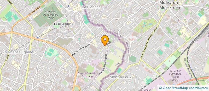 localisation de l'entreprise MADAME KATHLEENE DEGREMONT  TOURCOING